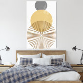 美しいモダン質感 キャンバスプリント (インサイチュ (寝室))