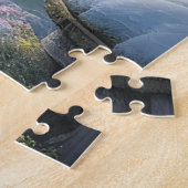 美しいモダン雪の冬の風景 ジグソーパズル (側面)