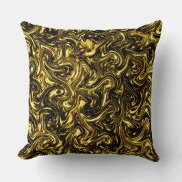 美しいモダン黄金のパターン湾曲ファッショナート クッション