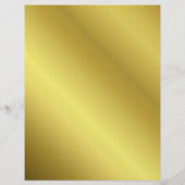 美しいモダン黄金のパターン湾曲ファッショナート チラシ (裏面)