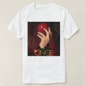 美しいモデルアウトアット赤りんご悪クイーンポスター Tシャツ (デザイン正面)