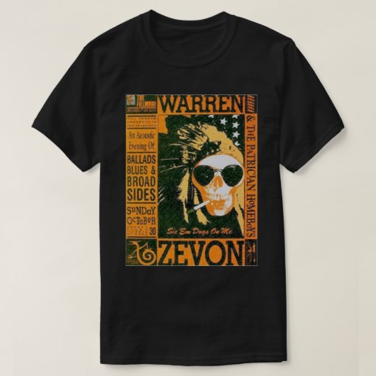 美しいモデルwarrenアートゼボンギフト映画ファン tシャツ (デザイン正面)