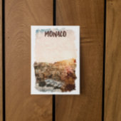 美しいモナコ絵を描サンセット ポストカード