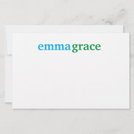 美しいモノグラーム文房具ノートカード 便箋