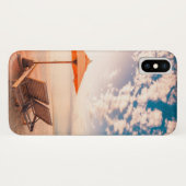 美しいモルディブのビーチの日没 Case-Mate iPhoneケース (裏面(横))