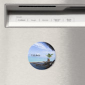 美しいモルディブビーチ磁石 マグネット (インサイチュ (食洗機))