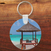 美しいモルディブ諸島 キーホルダー (正面)