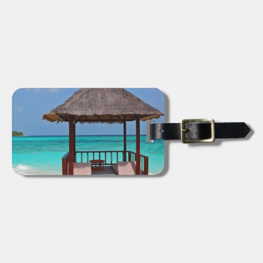 美しいモルディブ諸島 ラゲッジタグ (正面横)