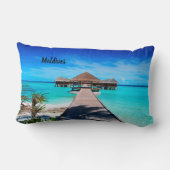美しいモルディブ ランバークッション (裏面)