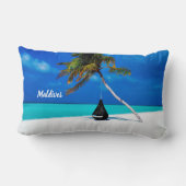 美しいモルディブ ランバークッション (裏面)