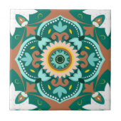 💚💛美しいモロッコのタイル タイル (正面)