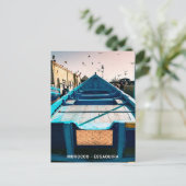 美しいモロッコエッサオイラお土産オールドシティ ポストカード (スタンド正面)