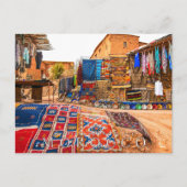 美しいモロッコ砂漠の手工芸品 ポストカード (正面)