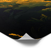 美しいモンテベルデクラウドフォレストコスタリカ ポスター (角)