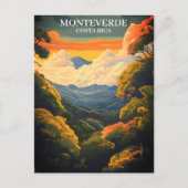 美しいモンテベルデクラウドフォレストコスタリカ ポストカード (正面)