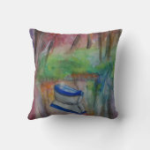 美しいモーヌンアートスロークッション41cm x 41cm クッション (裏面)