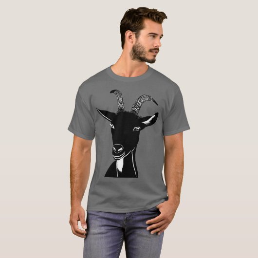 美しいヤギ Tシャツ (正面フル)