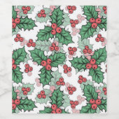 美しいヤドリギ ワインラベル (シングルラベル)