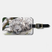 美しいユキヒョウ-! ラゲッジタグ (正面横)