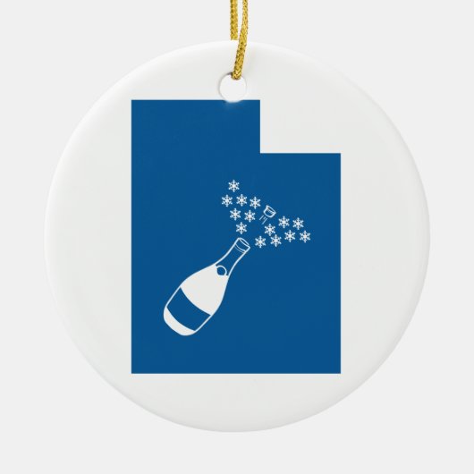 美しいユタ セラミックオーナメント (正面)