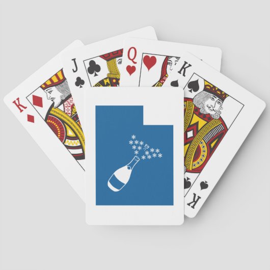 美しいユタ トランプ (裏面)