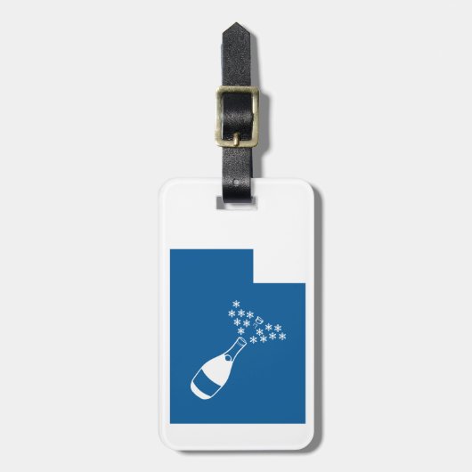 美しいユタ ラゲッジタグ (正面縦)