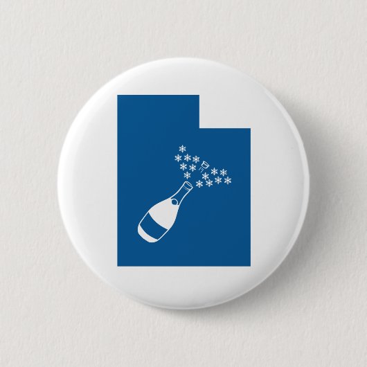 美しいユタ 缶バッジ (正面)