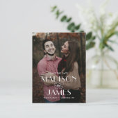 美しいユニオンモダン日付はがきを保存 ポストカード (スタンド正面)