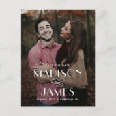 美しいユニオンモダン日付はがきを保存 ポストカード (正面)