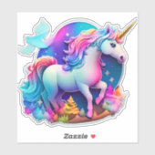 美しいユニコーンのステッカー シール (シート)