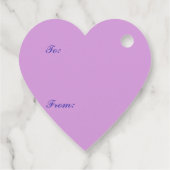 美しいユニコーンの女の子ピンクのユニコーン フェイバータグ (裏面)