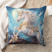 美しいユニコーン クッション (ブランケット)