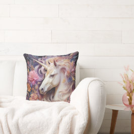 美しいユニコーン クッション