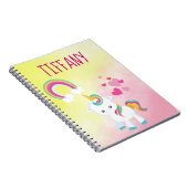 美しいユニコーン ノートブック (右側)