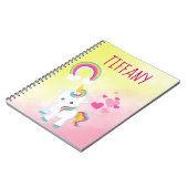 美しいユニコーン ノートブック (左側)