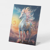 美しいユニコーン 台座サイン (正面)