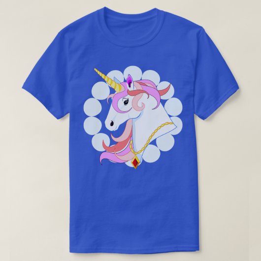 美しいユニコーン Tシャツ (デザイン正面)