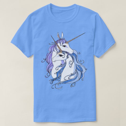 美しいユニコーン Tシャツ (デザイン正面)