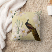 美しいユリの孔雀 クッション (ブランケット)