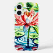 美しいユリの花の電話ケース Case-Mate iPhoneケース (裏面)