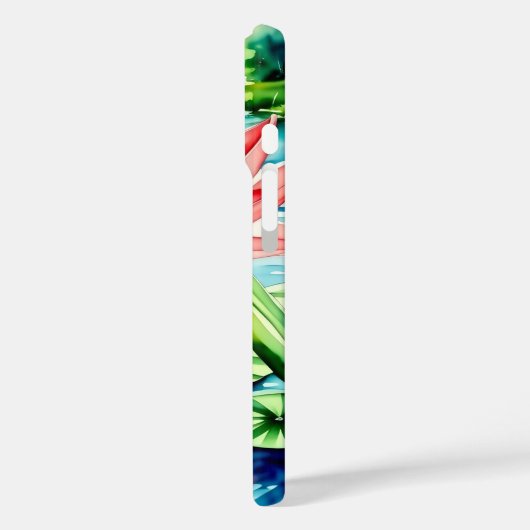 美しいユリの花の電話ケース Case-Mate iPhoneケース (裏面 / 左)