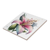 美しいユリヴィンテージ植物陶磁器タイル タイル (側面)