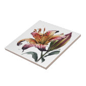 美しいユリヴィンテージ植物陶磁器タイル タイル (側面)