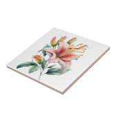 美しいユリヴィンテージ植物陶磁器タイル タイル (側面)