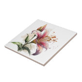 美しいユリヴィンテージ植物陶磁器タイル タイル (側面)