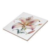 美しいユリヴィンテージ植物陶磁器タイル タイル (側面)