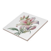 美しいユリヴィンテージ植物陶磁器タイル タイル (側面)