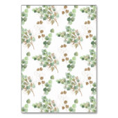 美しいユーカリ結婚プシス テーブルナンバー (裏面)