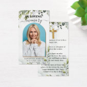 美しいユーカリ記念葬式ブックマーク (デスク)