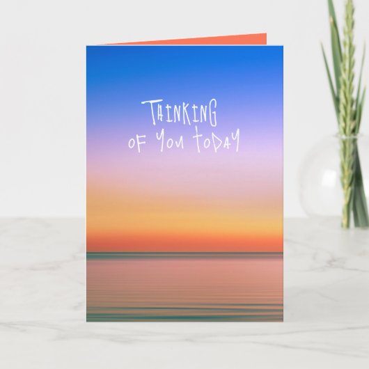 美しいユー10代のサンライズ聖なる書物、 経典メッセージカード カード (正面)